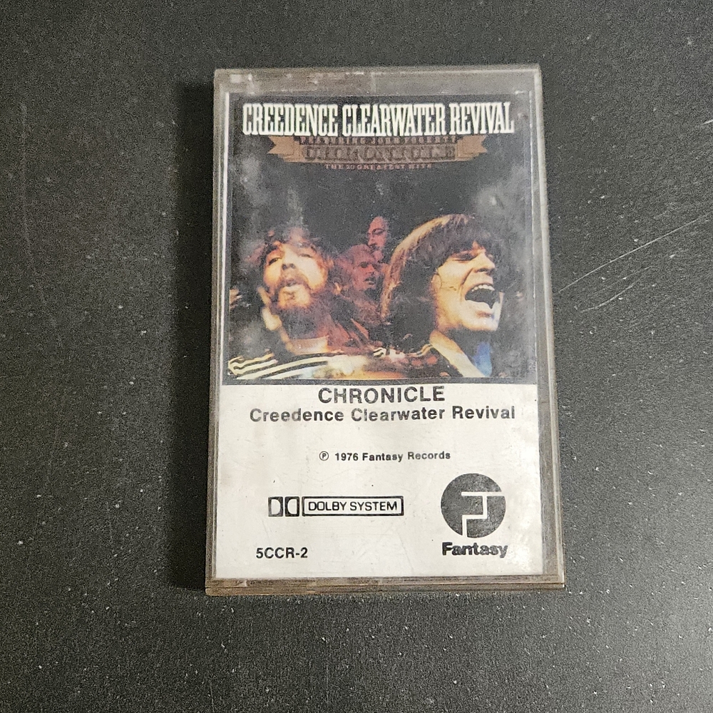 Creedence Clearwater Revival Chronicle Cassette Tape 1976 Fantasy
